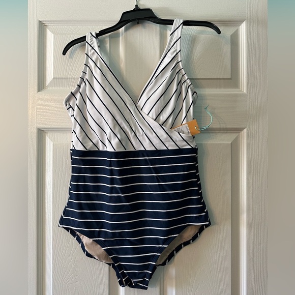 Kona Sol Women’s One Piece Swimsuit Bathing Suit size L Large 12-14 - Picture 2 of 7